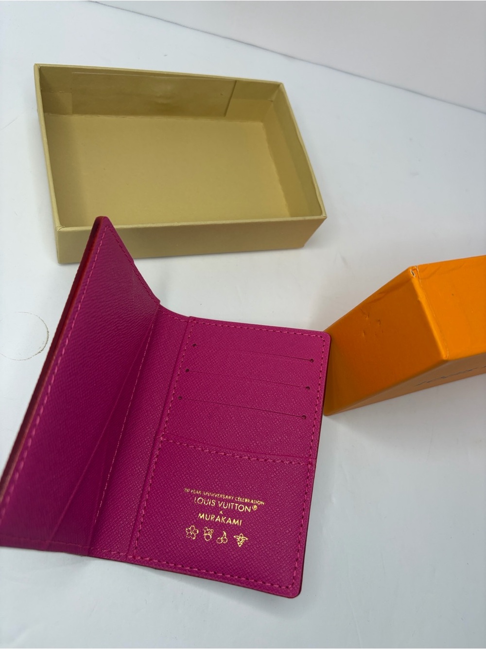 Louis Vuitton Multicolor Monogram Card Holder with Pink Lining - Picture 3 of 7